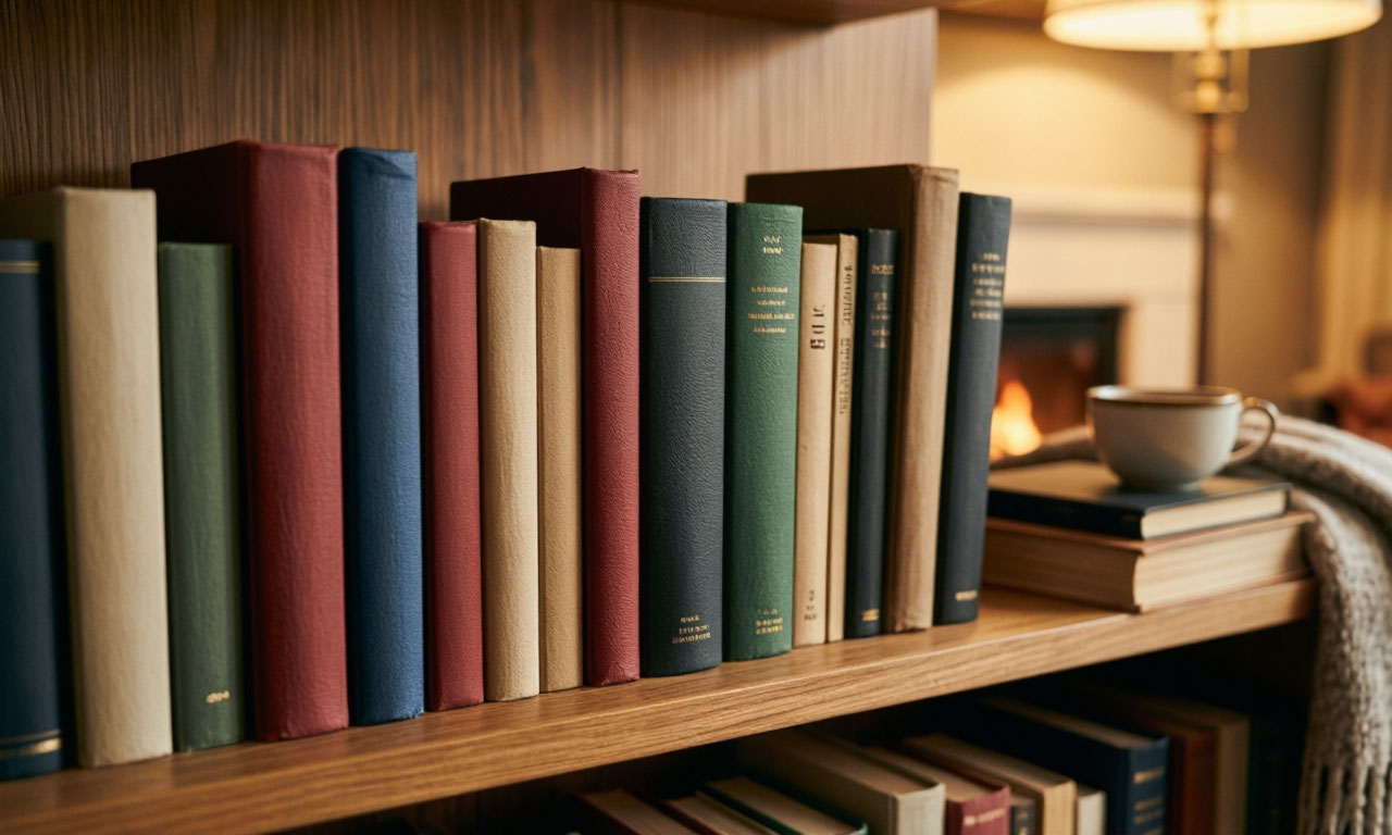 книги на полке